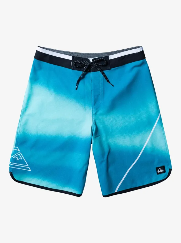 Quiksilver Surfsilk New Wave 20034 Boardshorts River Blue Mens Shorts and Amphibians
