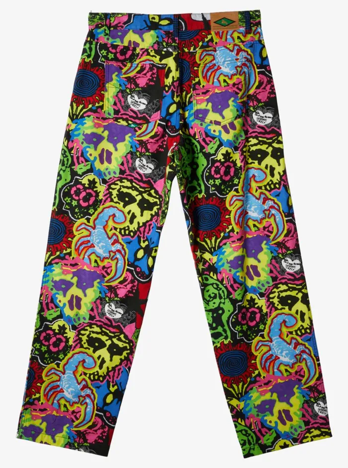 Quiksilver X Saturdays NYC Wide Leg Pants Black Mens Pants Quiksilver X Saturdays NYC Wide Leg Pants Black Mens Pants