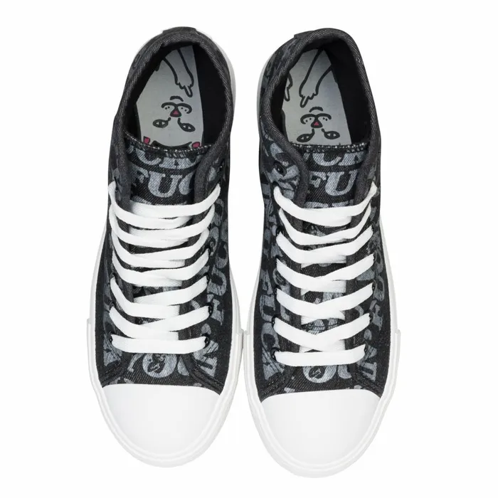 Ripndip Fuckin Fuck High Top Shoes Black Shoes
