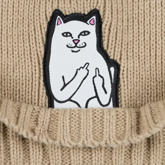 Ripndip Lord Nermal Beanie Off White Beanies