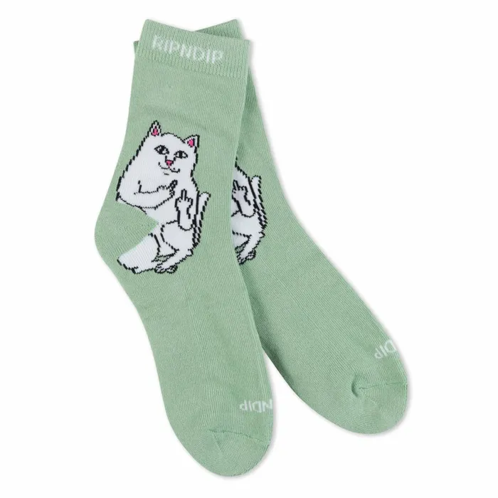 Ripndip Lord Nermal Mid Socks Sage Shop Socks