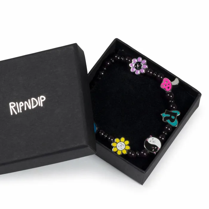 Ripndip Lucky Charms Bracelet Black Accessories Ripndip Lucky Charms Bracelet Black Accessories