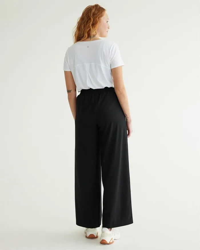 RWandCO Activewear WideLeg Pant 8211 Hyba 8211 Tall 124 Tall 124 Reitmans Black 8211 Women