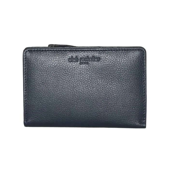 RWandCO Bags Club Rochelier Ladies039 Medium Leather Bifold Wallet Dark Blue 8211 Women RWandCO Bags Club Rochelier Ladies039 Medium Leather Bifold Wallet Dark Blue 8211 Women