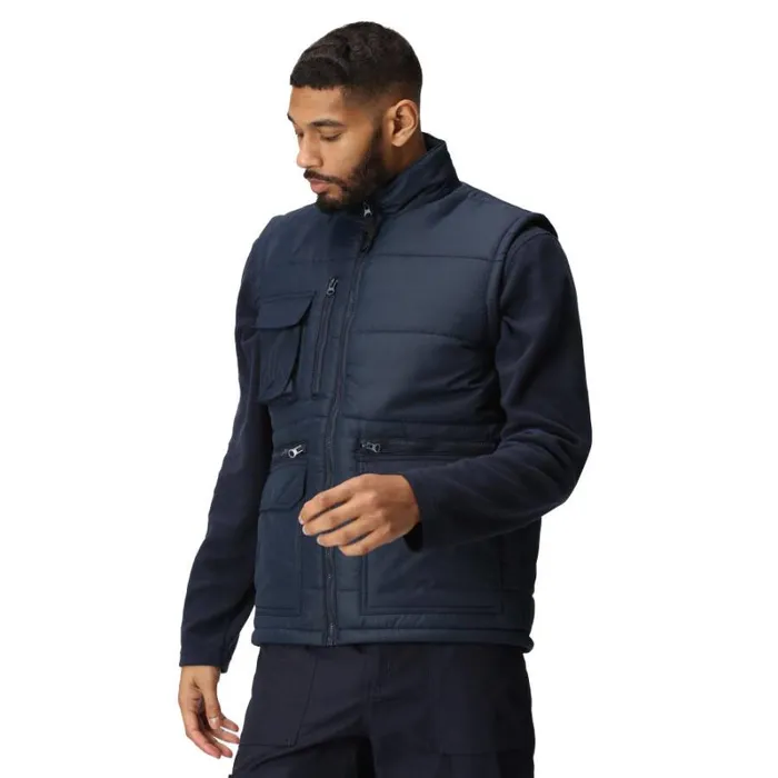 RWandCO Coats and Jackets Regatta 8211 Mens Steller ThermoGuard Bodywarmer Gilet Dark Blue 8211 Men