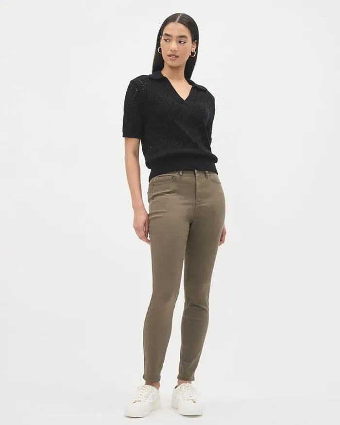 RWandCO Jeans Solid HighRise Natalie Jegging Tarmac 8211 Women RWandCO Jeans Solid HighRise Natalie Jegging Tarmac 8211 Women