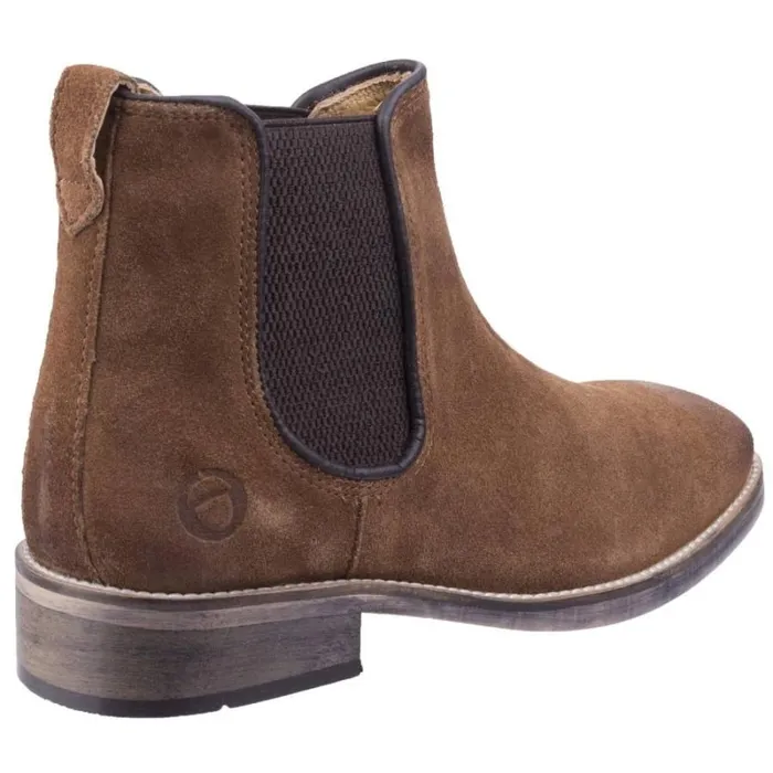 RWandCO Shoes Cotswold 8211 Mens Corsham Town Leather Pull On Casual Chelsea Ankle Boots Light Brown 8211 Men RWandCO Shoes Cotswold 8211 Mens Corsham Town Leather Pull On Casual Chelsea Ankle Boots Light Brown 8211 Men