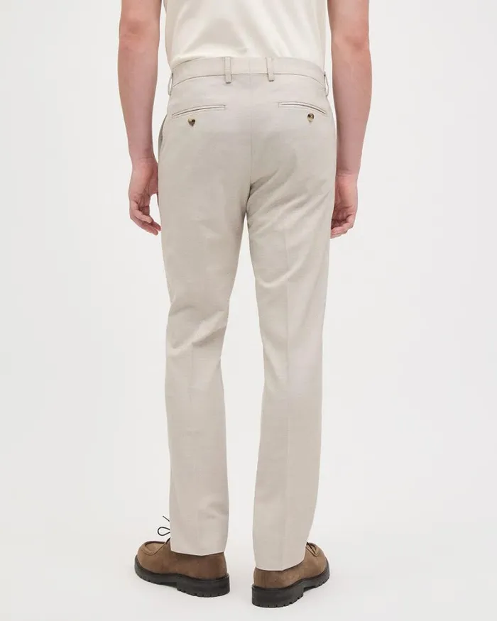 RWandCO Suit Pants SlimFit Tech Suit Pant Travertine 8211 Men