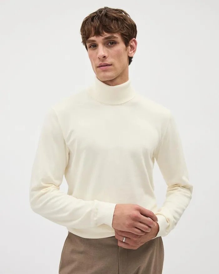 RWandCO Sweaters and Cardigans LongSleeve Turtleneck Sweater Arctic Wolf 8211 Men RWandCO Sweaters and Cardigans LongSleeve Turtleneck Sweater Arctic Wolf 8211 Men
