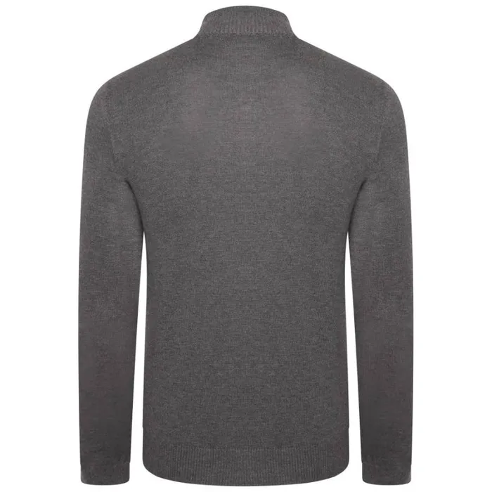 RWandCO Sweatshirts and Hoodies Dare 2B 8211 Mens Unite Us Knitted Half Zip Sweatshirt Dark Grey 8211 Men