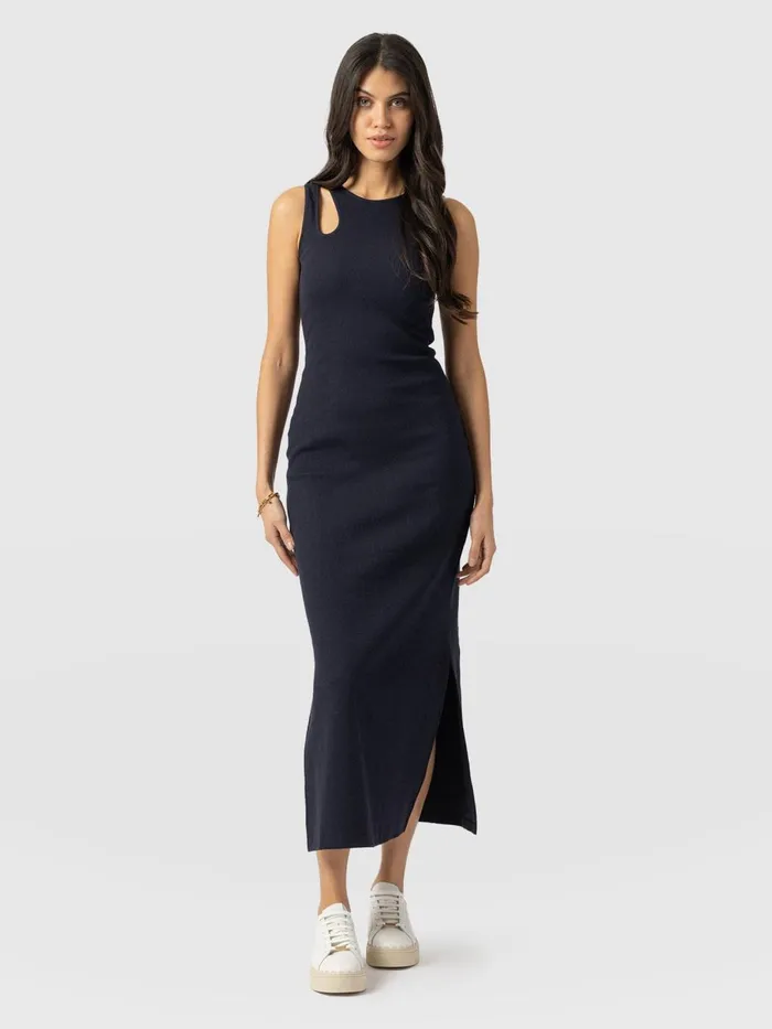 Saint And Sofia Dresses Women Axel Cut Out Dress 8211 Navy Navy