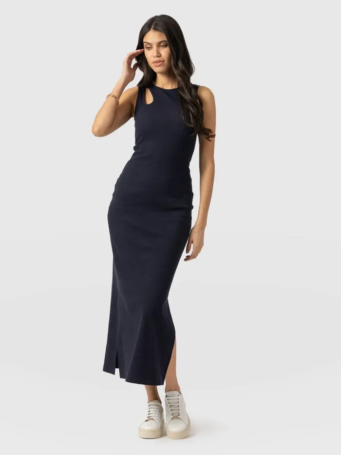 Saint And Sofia Dresses Women Axel Cut Out Dress 8211 Navy Navy