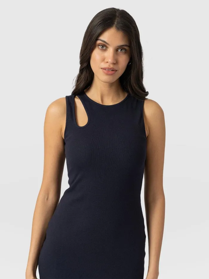Saint And Sofia Dresses Women Axel Cut Out Dress 8211 Navy Navy
