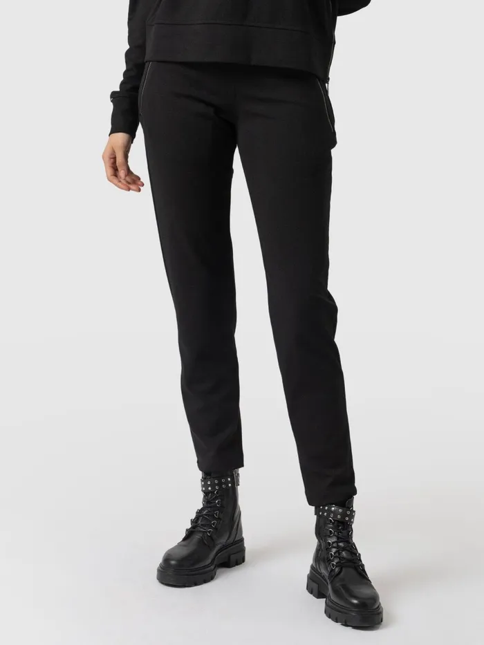 Saint And Sofia Pants Women Finsbury Zip Pant 8211 Black Black