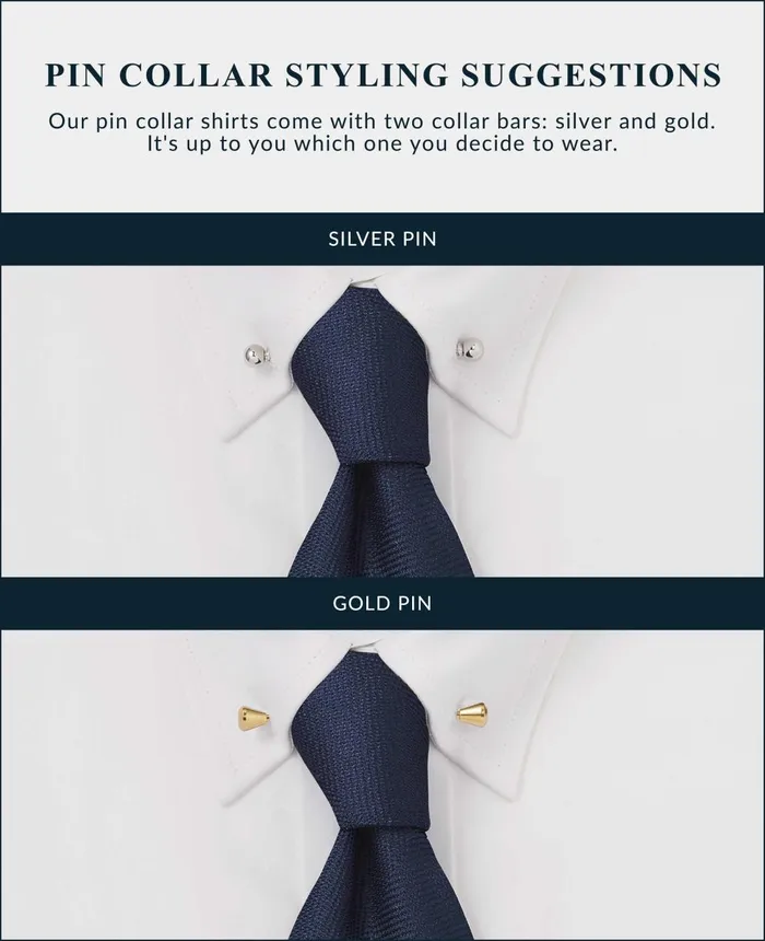 Savile Row Company White Classic Fit Pin Collar Shirt 8211 Double Cuff Men Formal Shirts Savile Row Company White Classic Fit Pin Collar Shirt 8211 Double Cuff Men Formal Shirts