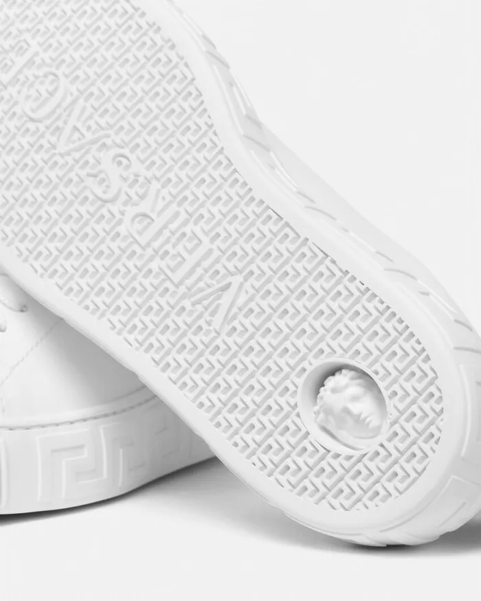 Shoes Kids Versace Greca Sneakers Whiteprint