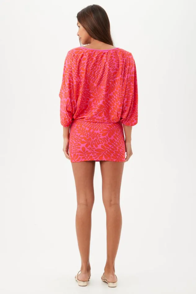 SHOP Trina Turk MATCHING SWIM SETS WOMEN039S TRELLIS VNECK TUNIC SWIM COVERUP DRESS