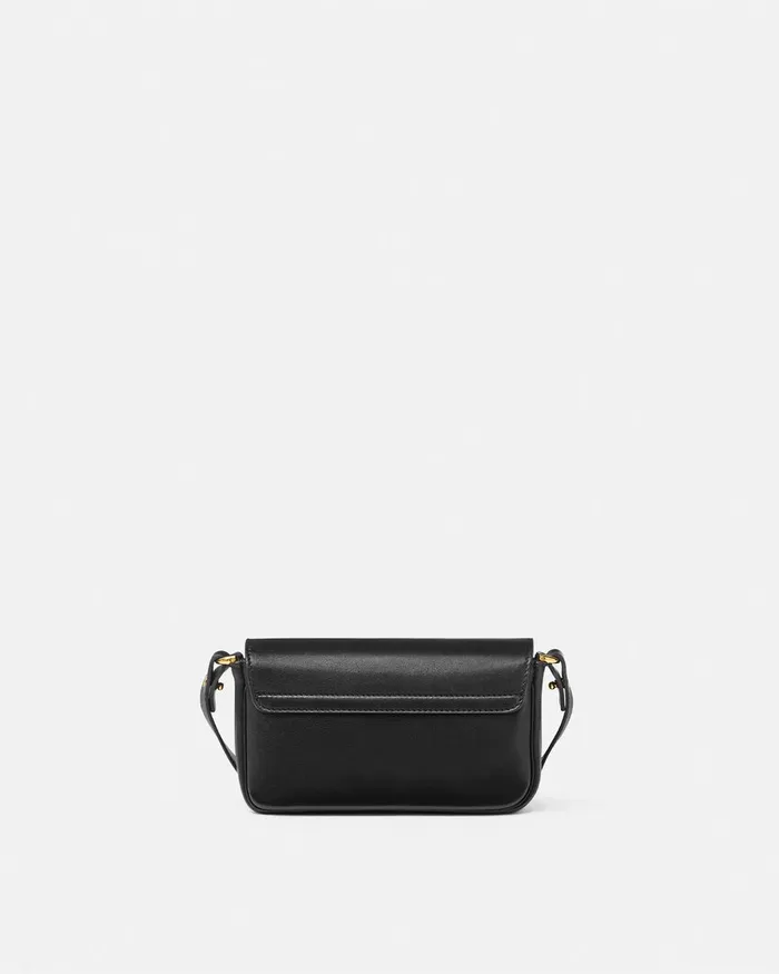 Shoulder and Crossbody WomenMen Versace Tag Mini Bag Blackgold