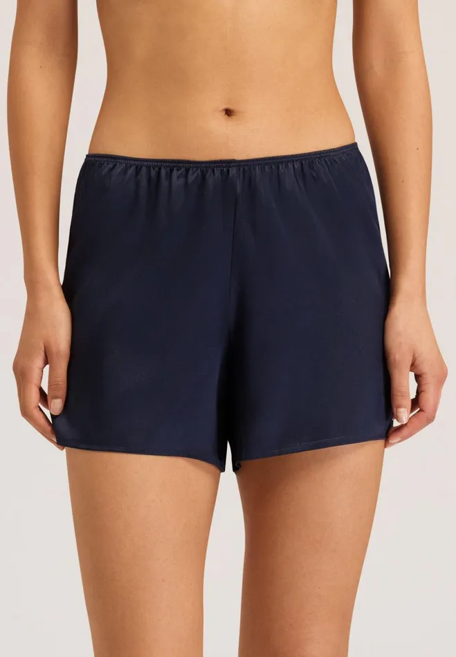 Silk Knickers Deep Navy Women HANRO Pajama Bottoms
