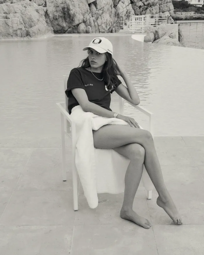 Sporty and Rich Hats Women Buoy Hat 8211 WhiteNavy