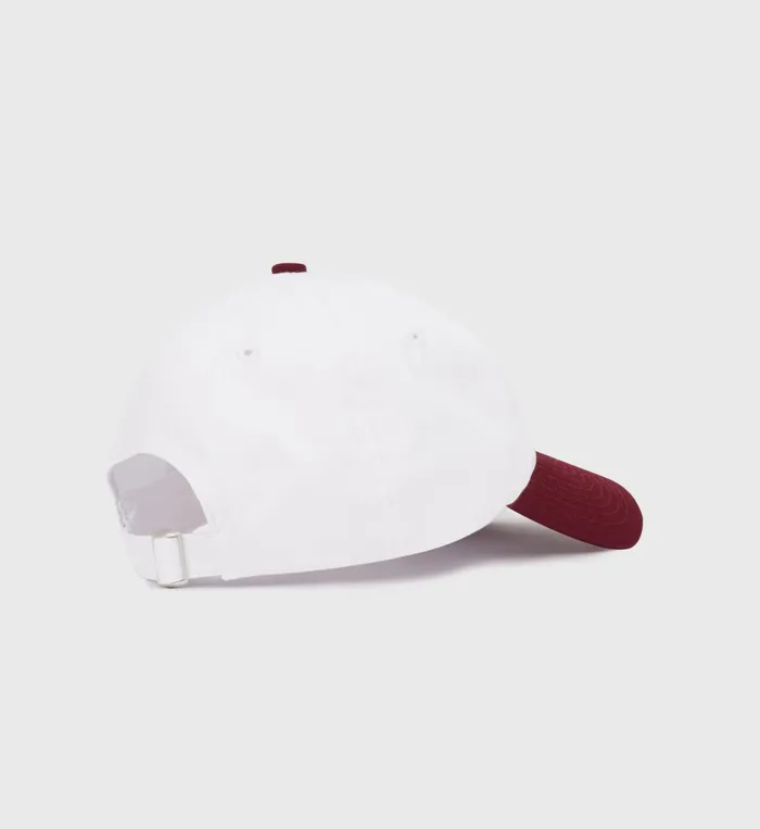 Sporty and Rich Hats Women Wellness Club Hat 8211 WhiteMerlot