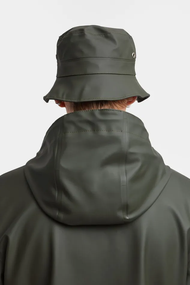 Stutterheim Beckholmen Bucket Hat Green Women Bucket Hats