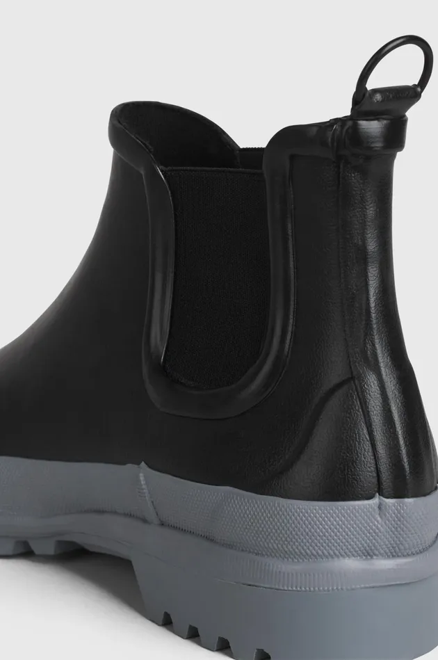 Stutterheim Chelsea Rainwalker BlackGrey Women Chelsea Boots