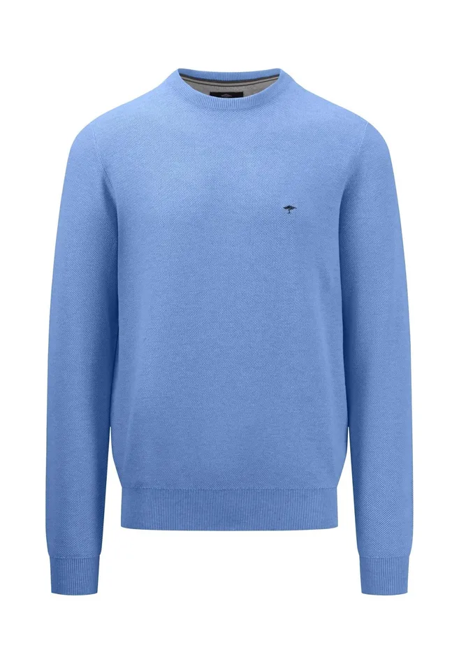 Sweater Men FYNCHHATTON Structural Knit Sweater Papayadusty Olivesoft Greendusty Lavenderazure