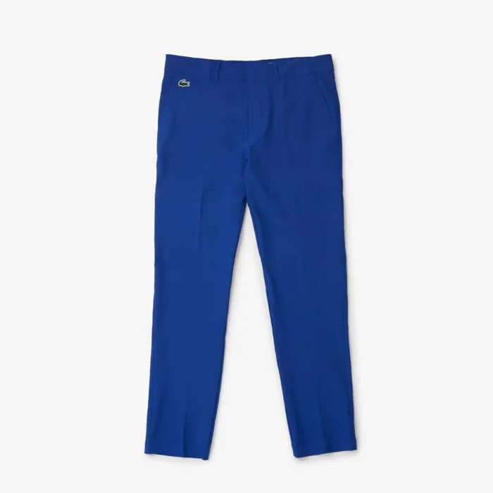 Sweatpants and Trousers Men Lacoste Men039s Slim Fit SweatWicking Twill Golf Pants Navy Blue X0u
