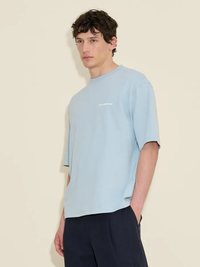 Tshirts and Sweats Men Holzweiler Ranger Flower Tee Lt Blue