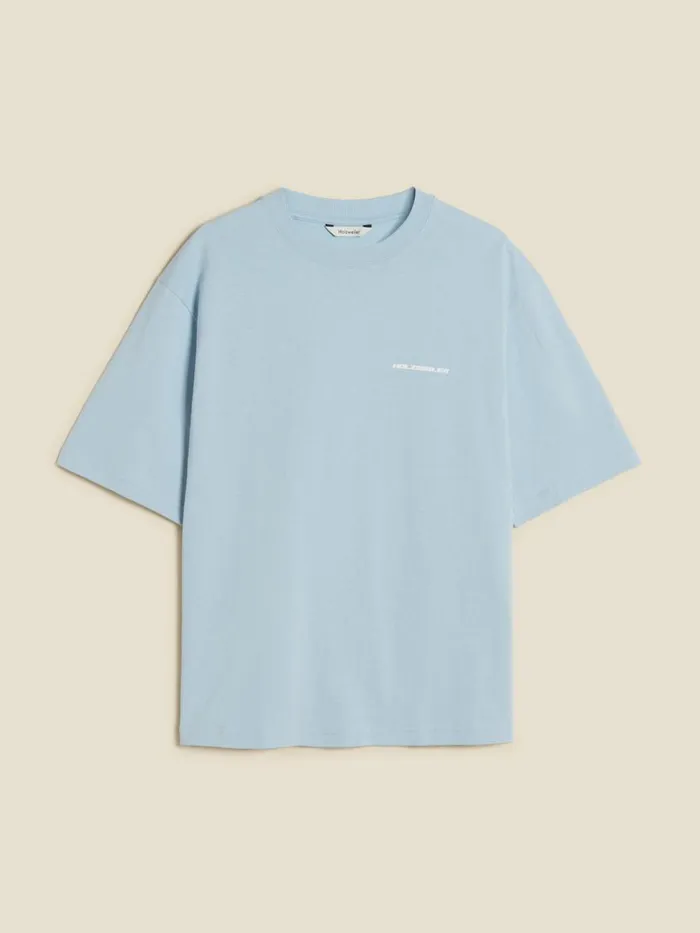 Tshirts and Sweats Men Holzweiler Ranger Flower Tee Lt Blue