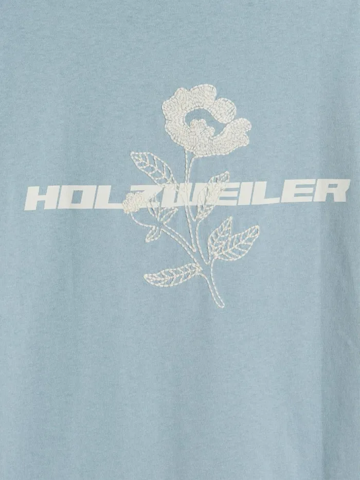 Tshirts and Sweats Men Holzweiler Ranger Flower Tee Lt Blue