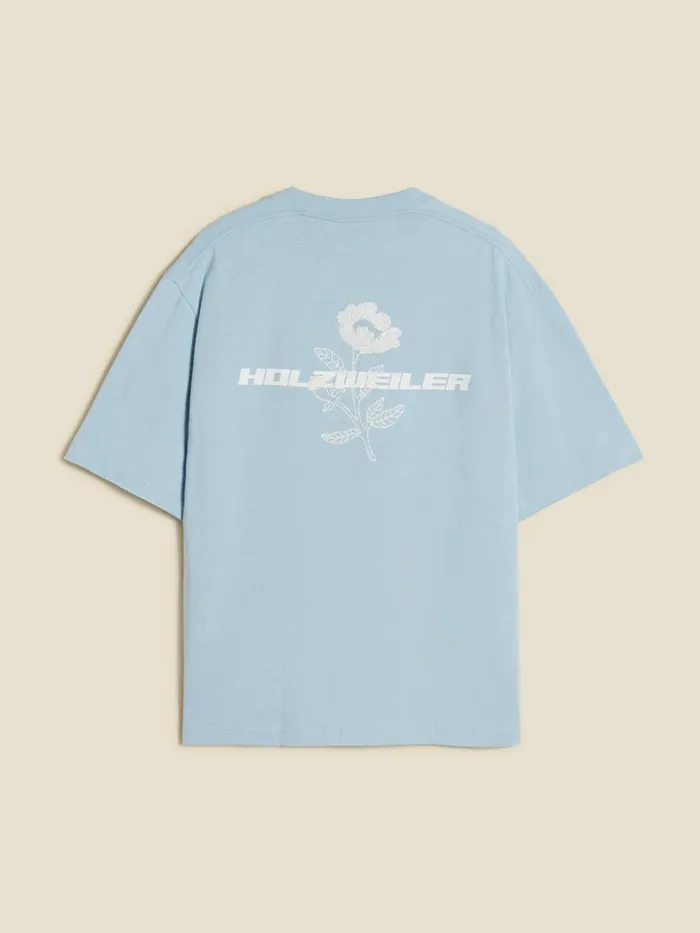 Tshirts and Sweats Men Holzweiler Ranger Flower Tee Lt Blue