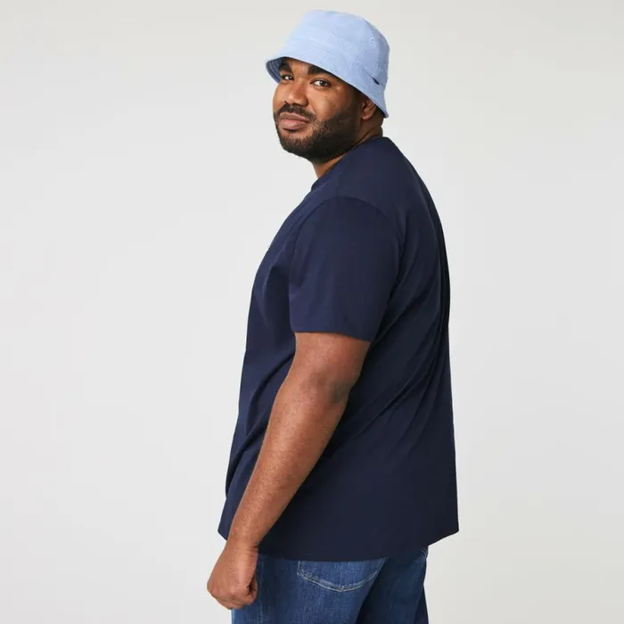 TShirts Men Lacoste Men039s Crew Neck Pima Cotton Jersey TShirt Navy Blue 166