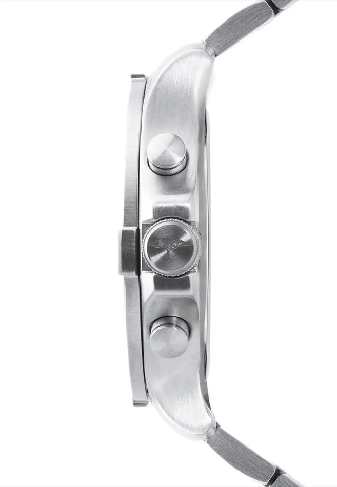 Watch Men FYNCHHATTON Watch With Stainless Steel Band Silver