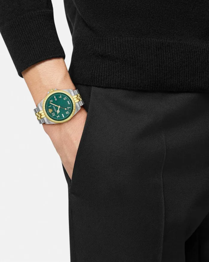 Watches Men Versace Anteo Watch Silvergold