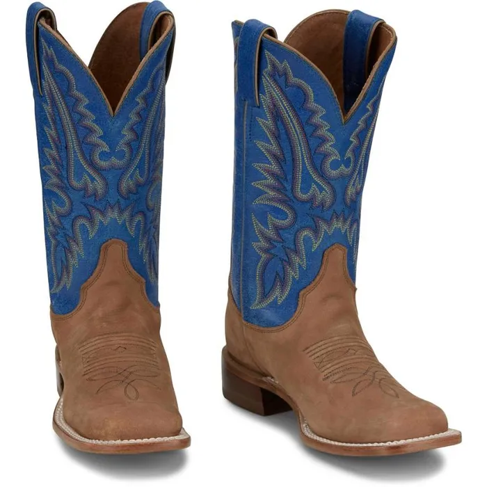 Western Women Justin Boots Peyton 11034 Western Boot Distressed Cognac 040brown041