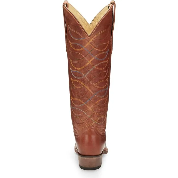 Western Women Justin Boots Whitley 15 WomenS Western Boot Rustic Amber 040orange041