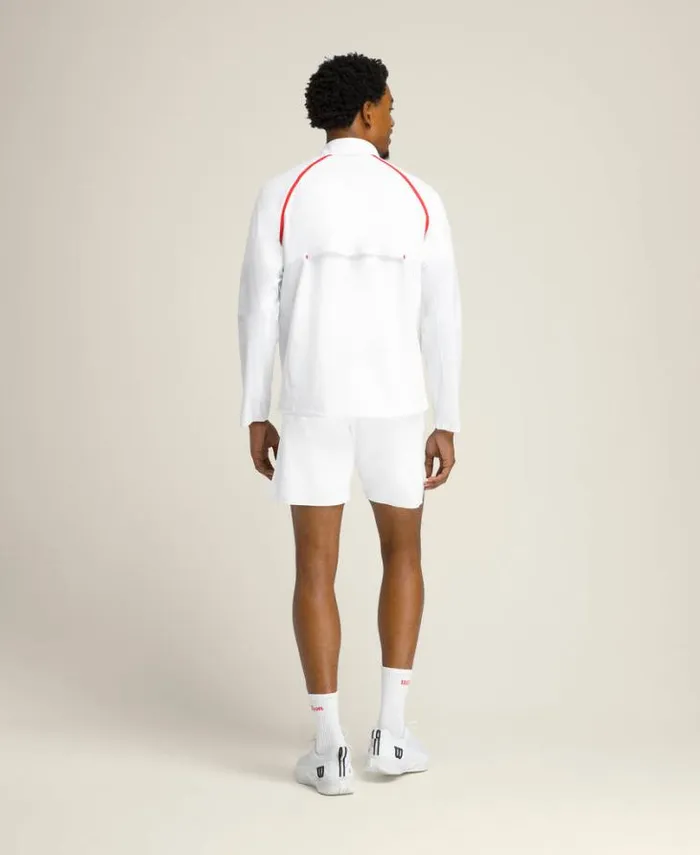 Wilson Outerwear Men Elite Tennis Performance Jacket 8211 Bright White Wilson Outerwear Men Elite Tennis Performance Jacket 8211 Bright White