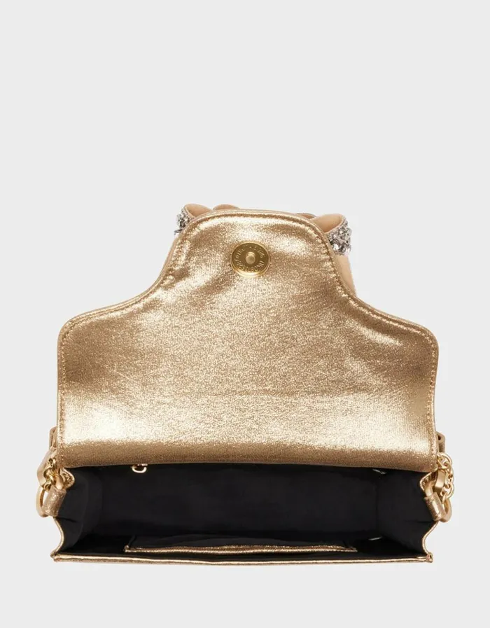 Women 3D BOW FLAP BAG GOLD Gold Betsey Johnson
