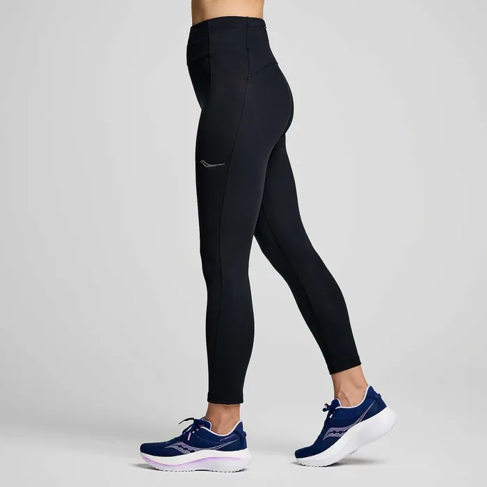 Women8217s Fortify Crop Tight Black Women Bottoms Saucony Women8217s Fortify Crop Tight Black Women Bottoms Saucony