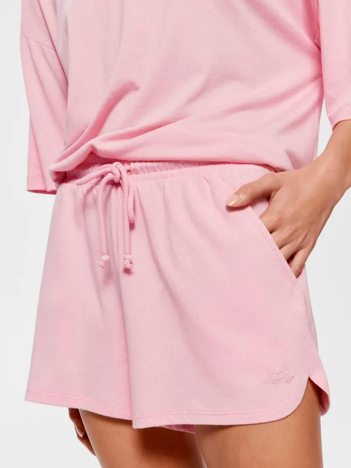 Women Bubblegum Mid Sporty Short Pink Peter Alexander Shorts