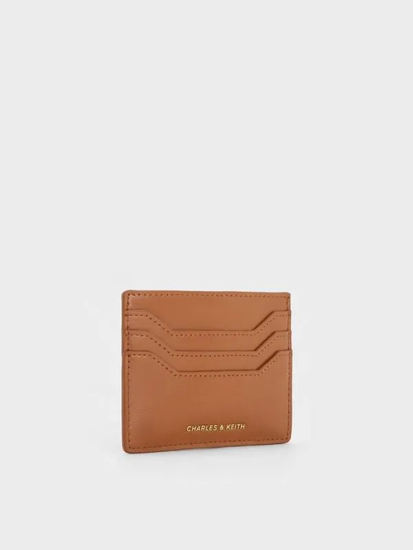 Women Carli MultiSlot Card Holder 8211 Brown CHARLES and KEITH Card Holders