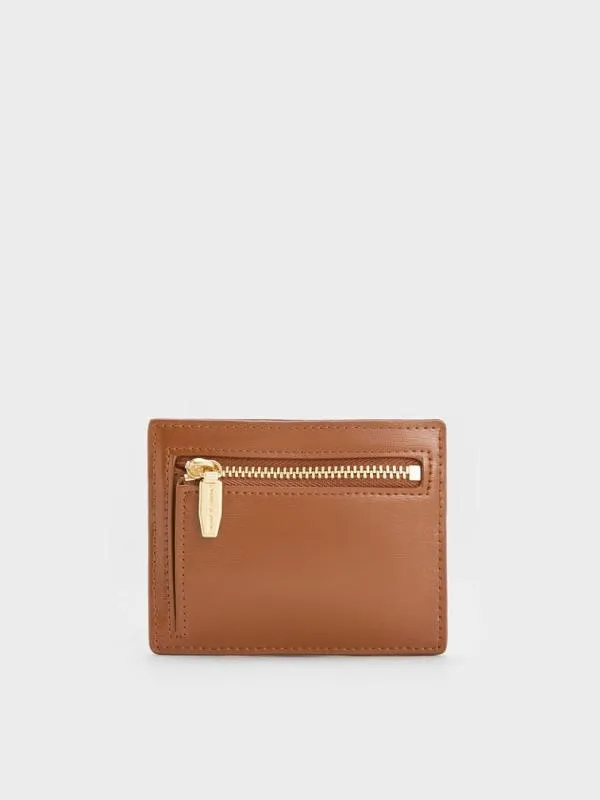 Women Carli MultiSlot Card Holder 8211 Brown CHARLES and KEITH Card Holders