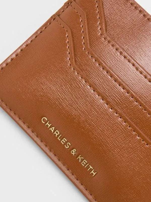 Women Carli MultiSlot Card Holder 8211 Brown CHARLES and KEITH Card Holders