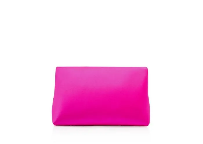 Women Clutches Tom Ford Satin Label Mini Chain Bag Hot Pink