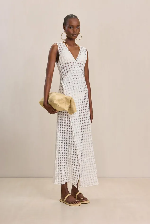 Women Cult Gaia Cover Ups CORTEZ COVERUP 8211 OFF WHITE LINEN Women Cult Gaia Cover Ups CORTEZ COVERUP 8211 OFF WHITE LINEN