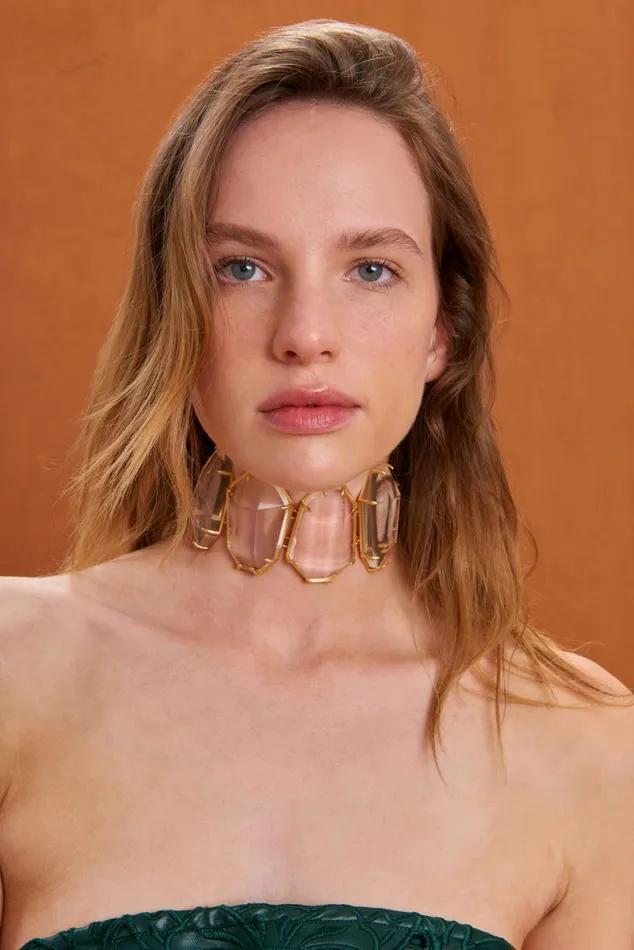 Women Cult Gaia Jewelry ELSA CHOKER 8211 CLEAR