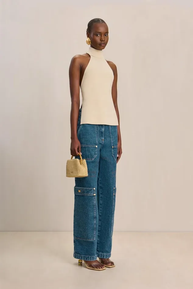 Women Cult Gaia Knits WAKE KNIT TOP 8211 SAND