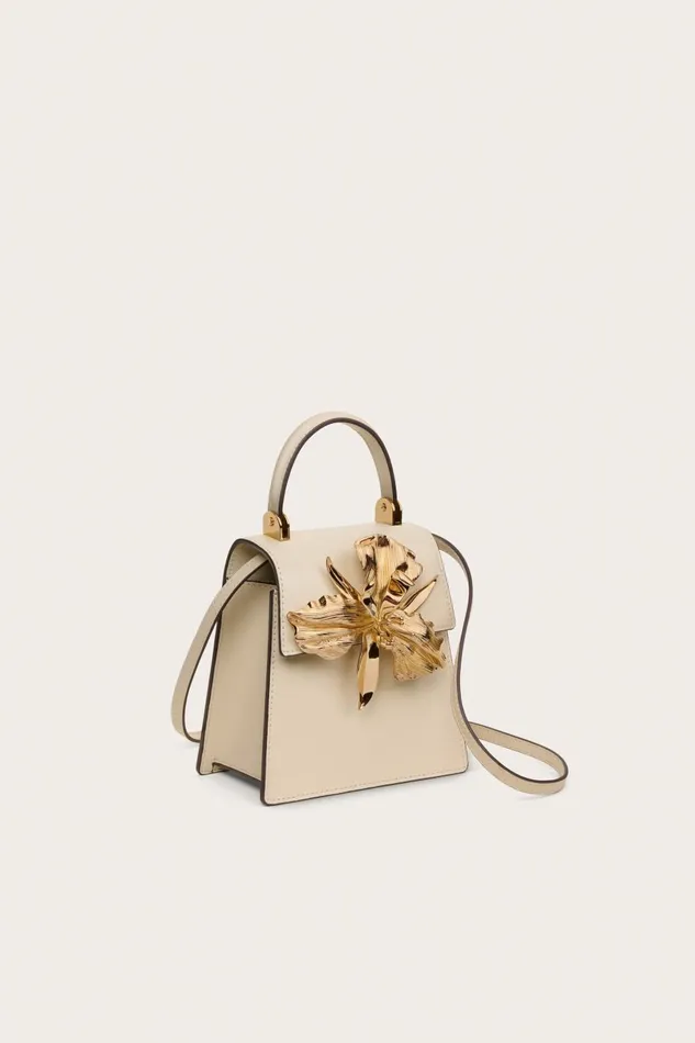 Women Cult Gaia Mini Bags EMILIA MINI TOP HANDLE 8211 ALABASTER